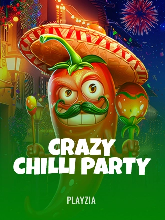 Crazy Chilli Party slot game with festive mariachi chili pepper