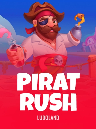 Pirate Rush slot game with playful pirate character and bottle